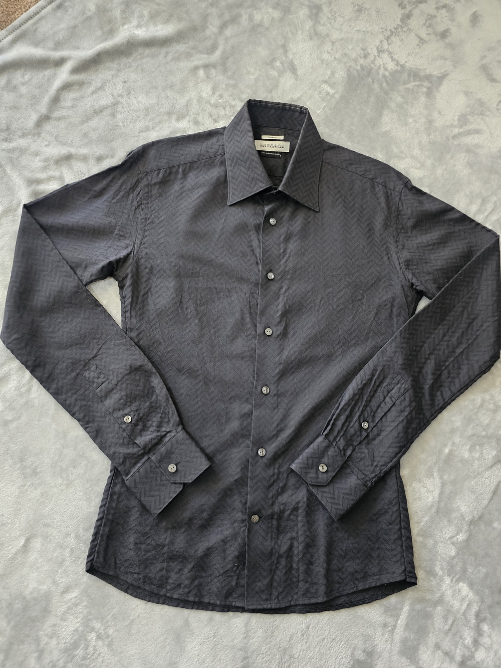 Versace Collection Vintage Mens Long Sleeve Shirt Sz Neck 15 1/2-40